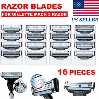  16 cái thay thế cho gillette mach 3 lưỡi dao cạo nam hộp mực máy cạo râu refill 