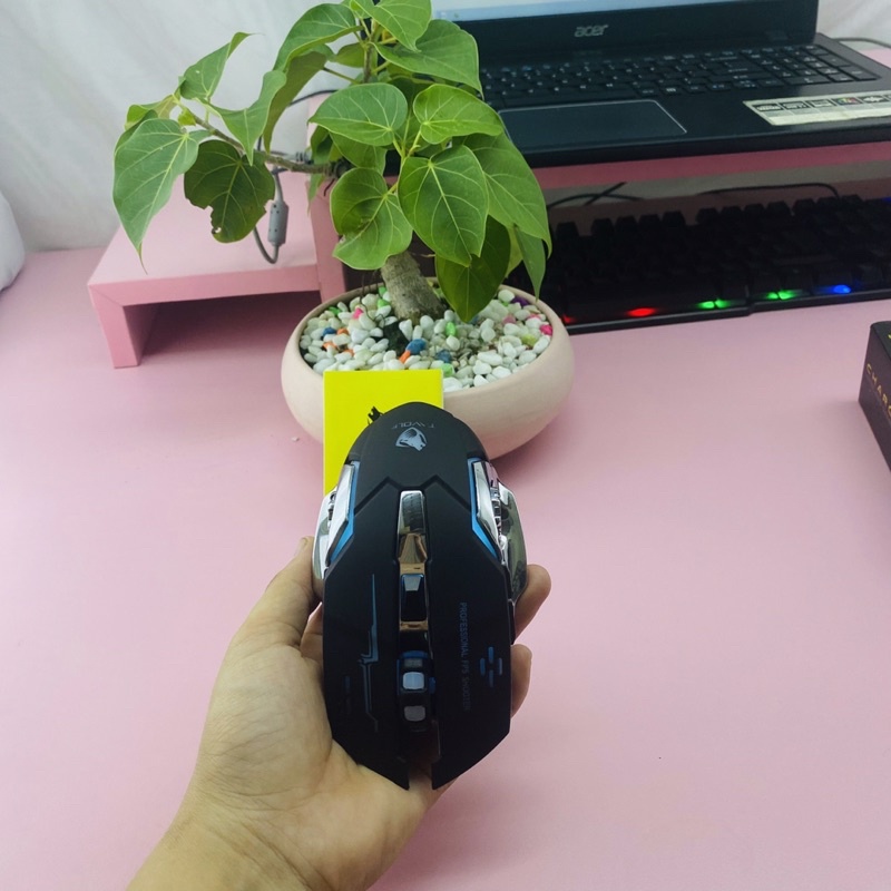 Chuột  máy tính Gaming không dây T-WOLF Q13 siêu nhạy chuyên chơi game