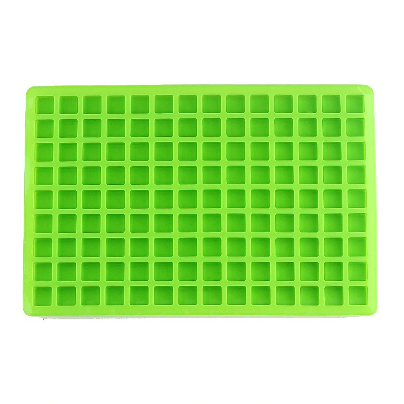 Khuôn Silicone 126 Ngăn Làm Đá Viên / Kẹo / Sô Cô La Hình Vuông