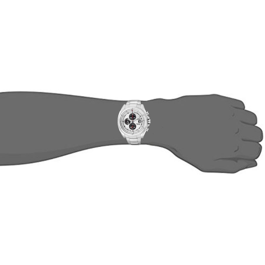 Đồng Hồ Nam Citizen Dây Titanium CA0551-50A - Mặt Trắng (Sapphire)