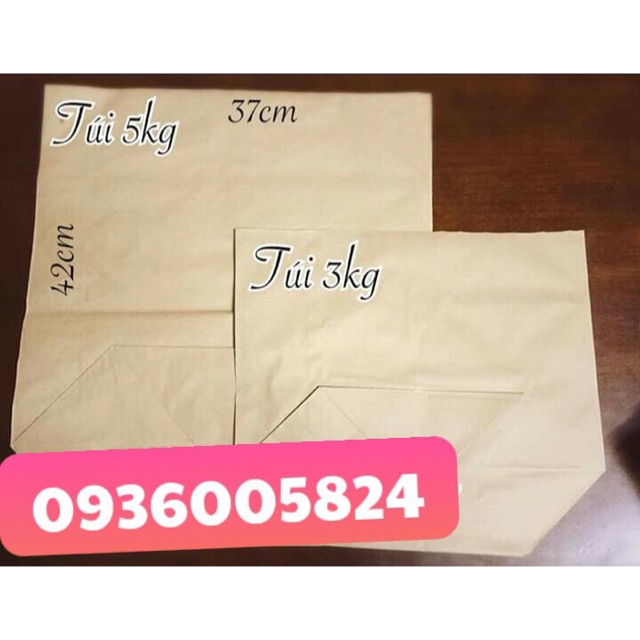 50 Túi giấy kraft không quai số T5 ( 37x42cm)
