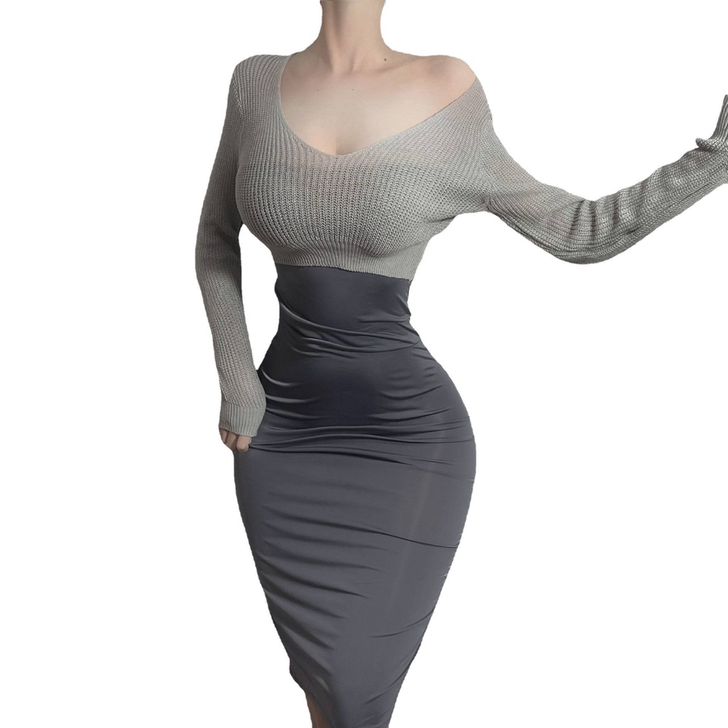 Đầm Ngủ Len Lưới Khoét Rỗng Quyến Rũ Cho Nữ