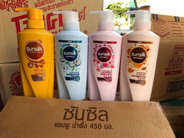 Gội xả Sunsilk Thái Lan 450ml cho tóc suôn mượt chắc khỏe gấp 5 lần | BigBuy360 - bigbuy360.vn