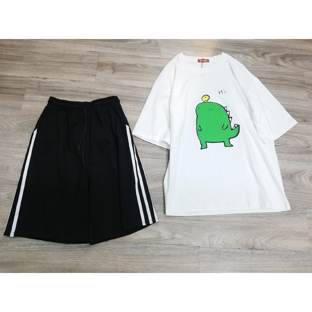 (Có Ảnh &amp; Video Thật) Quần shorts sọc rộng rãi thoải mái _ HÀNG LOẠI 1