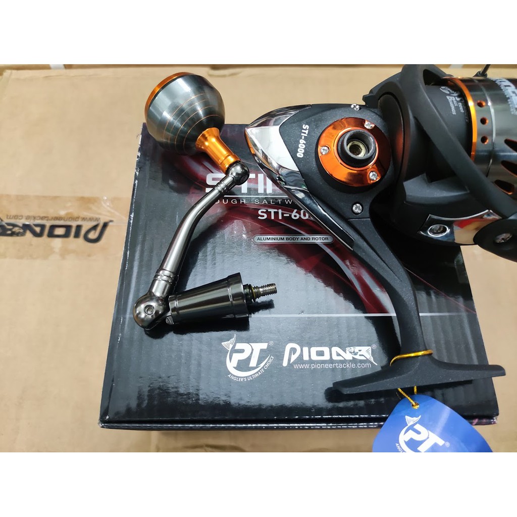 Máy câu cá Pioneer STINGER hàng khủng full kim loại tùy chọn 4000 5000 6000