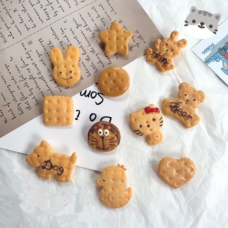 Ghim cài trang phục/ba lô đi học hình bánh quy kiểu Nhật Bản trang trí đẹp mắt B0030