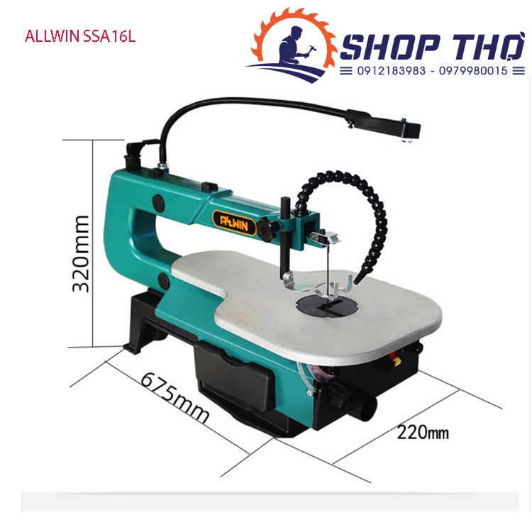 Máy cưa lọng chỉ ALLWIN SSA16LV
