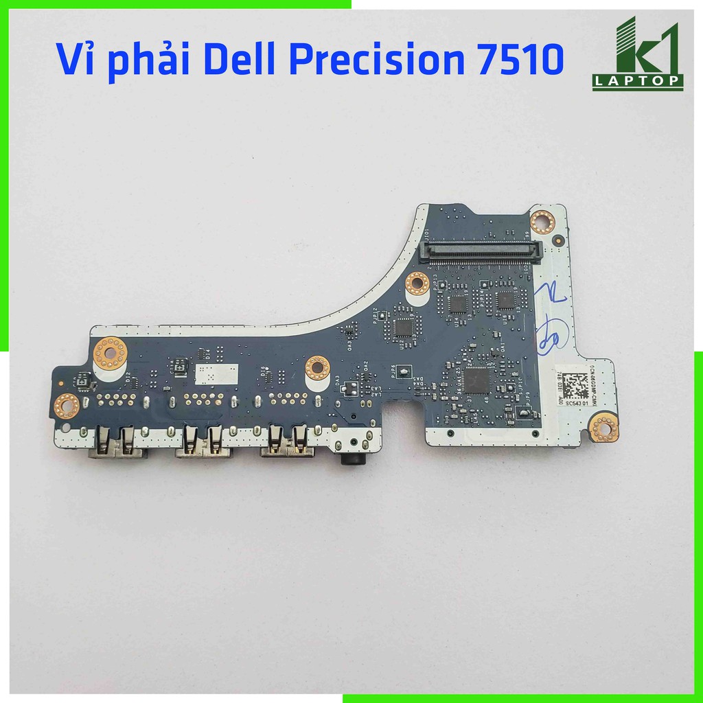 Vỉ phải Dell Precision 7510 Rightside IO Board with Audio / USB Ports