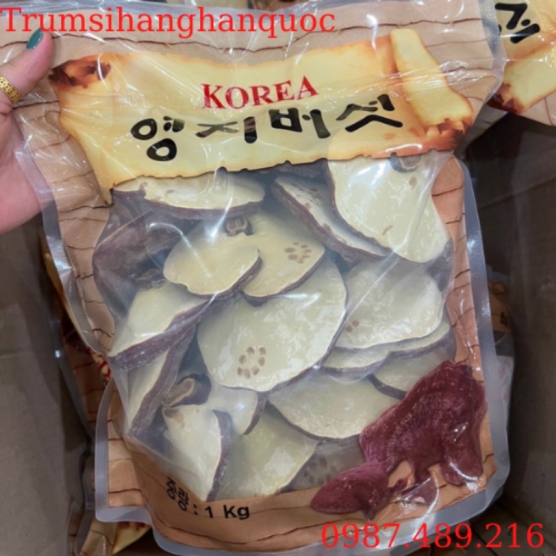 Nấm Linh Chi Đỏ Thượng Hạng 6 Năm Tuổi Hàn Quốc Túi 1kg