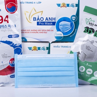 Rẻ nhất shopee khẩu trang 4 lớp bảo anh pro mask  hộp 50 cái  - hàng chính - ảnh sản phẩm 5