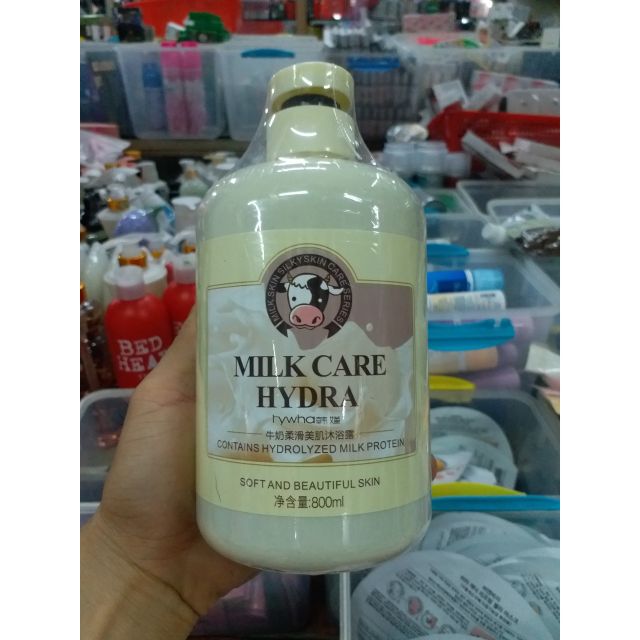 Sữa tắm bò milk care hydra 800ml ( hàng chuẩn, mùi thơm)