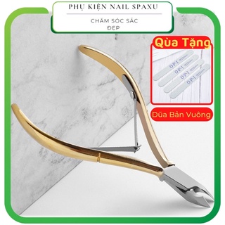 Kìm cắt móng kềm cắt da loại D-510 màu vàng trắng