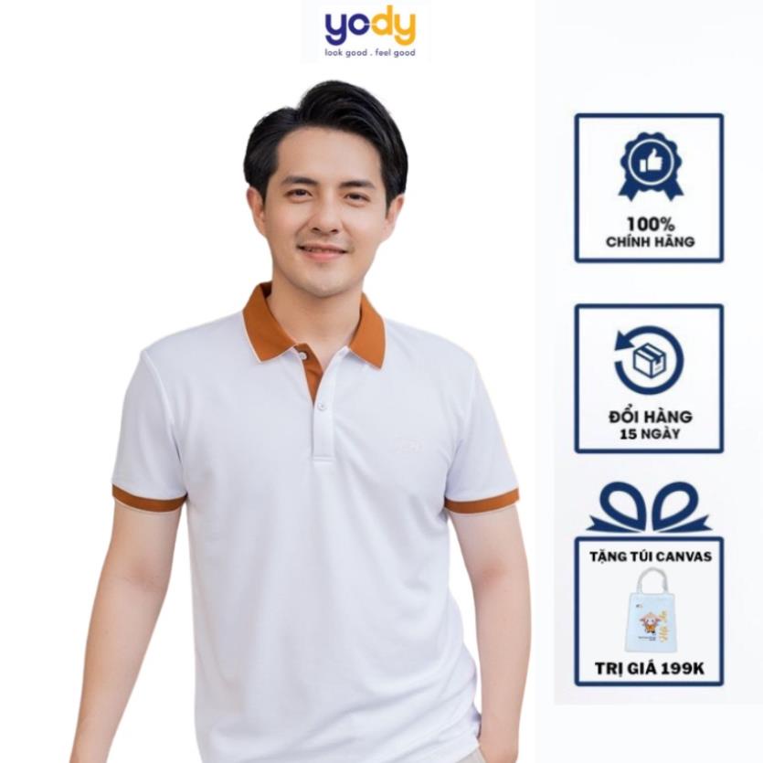 Áo Thun Polo Nam YODY Sợi Cafe Tay Ngắn Cổ Bẻ Chất Liệu Thoáng Mát APM3635