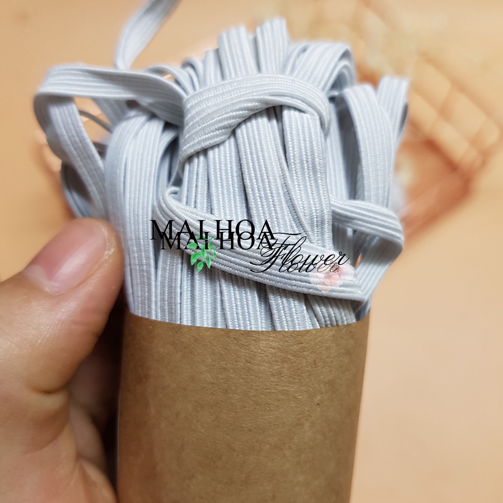 20 mét dây thun may quần szie 0.5cm chun quần loại đẹp sợi giãn nhiều Maihoaflower