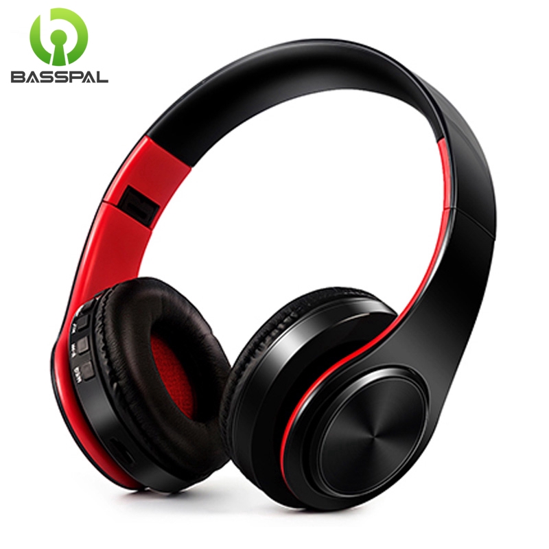 Tai nghe Basspal LPT660 bluetooth không dây có thể gấp gọn hỗ trợ nghe MP3 có micro tiện dụng