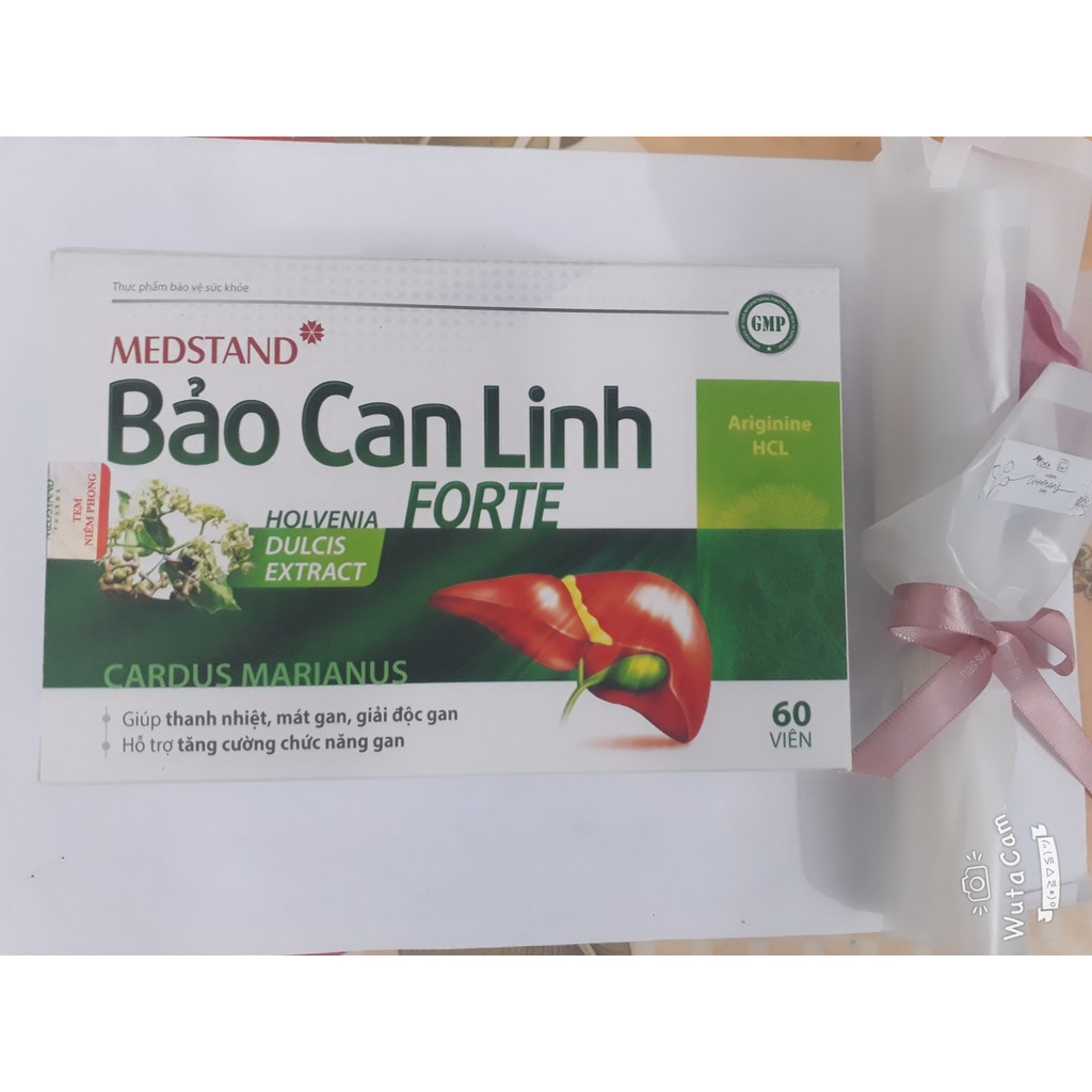 Viên uống bổ gan BẢO CAN LINH FORTE (Hộp 60 viên) giúp thanh nhiệt, giải độc, mát gan và tăng cường chức năng gan