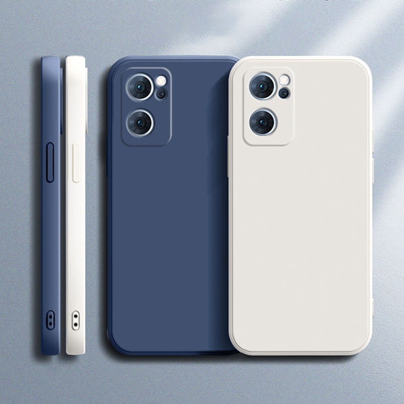 Ốp Điện Thoại Silicon Mềm Màu Trơn Chống Sốc Cho Oppo Reno7 Reno 7 Pro Z SE 7Z Reno7Z 5G