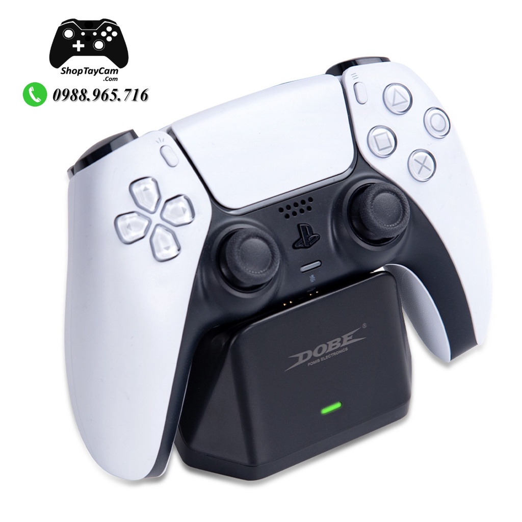 Dock Sạc Tay Cầm PS5 Sony DualSense 5, Đế Sạc Tay Cầm PS5 Chính Hãng DOBE | Dock Sạc Đơn Và Sạc Đôi Tay Cầm PS5 DOBE