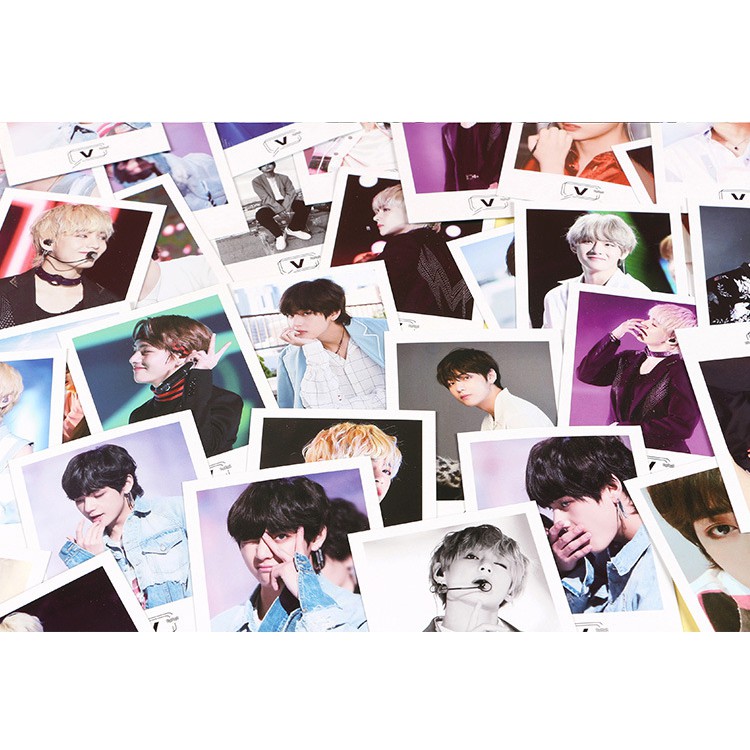 Lomo card BTS EXO TFBOYS WANNA ONE hộp nhựa 45 tấm