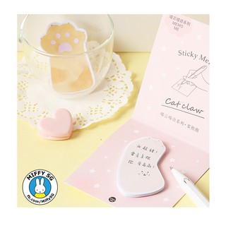 Giấy Note/ Ghi chú DẤU CHÂN MEO MI