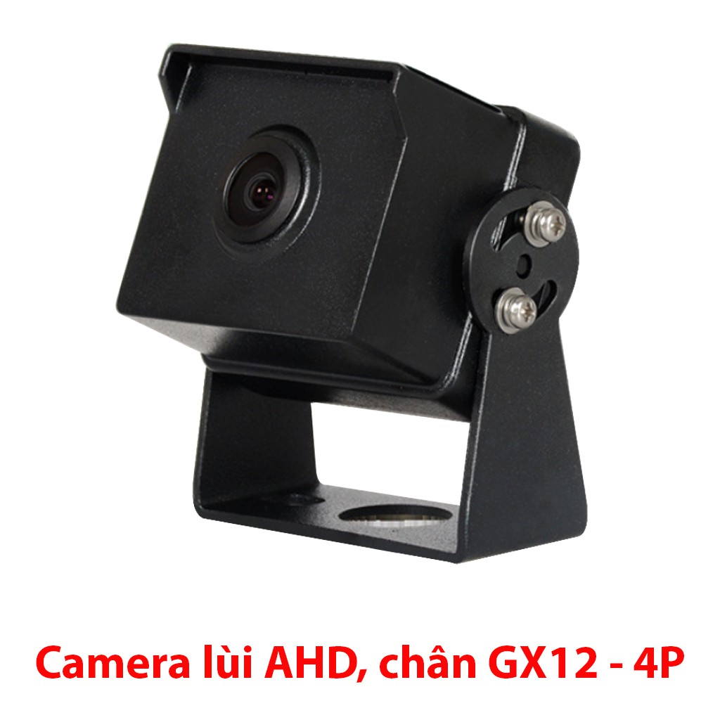 Camera giám sát AHD, chân cắm GX12-4P, không led, chuẩn nghị định 10, dùng cho đầu viettel. navicom - Hải nam auto