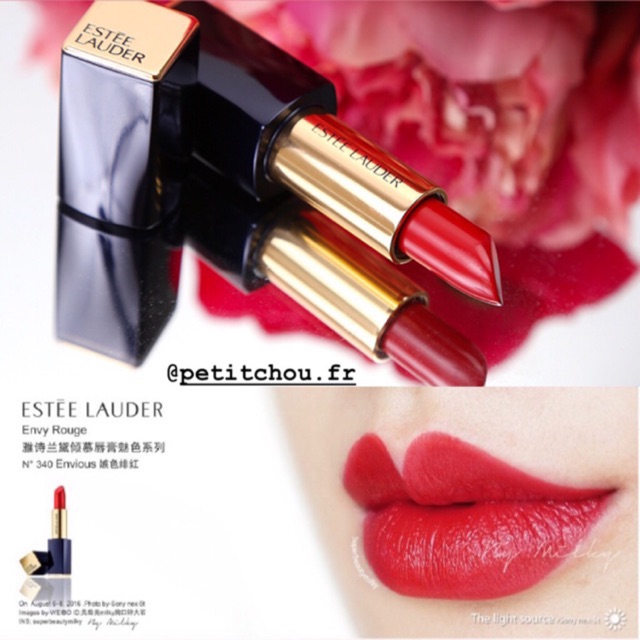 ( Bill usa 🇺🇸) Estee Lauder Pure Color Envy Sculpting # 340 Envious ( đỏ classic)