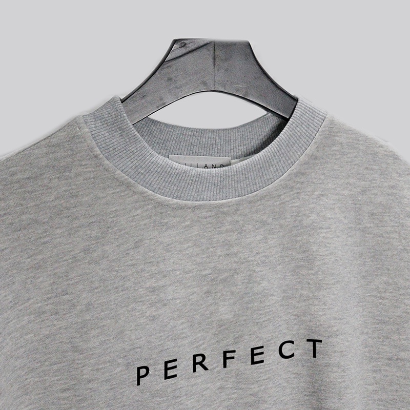 Áo Sweater PERFECT Basic Form Rộng áo nỉ Nhật cao cấp dài tay Unisex LOHA