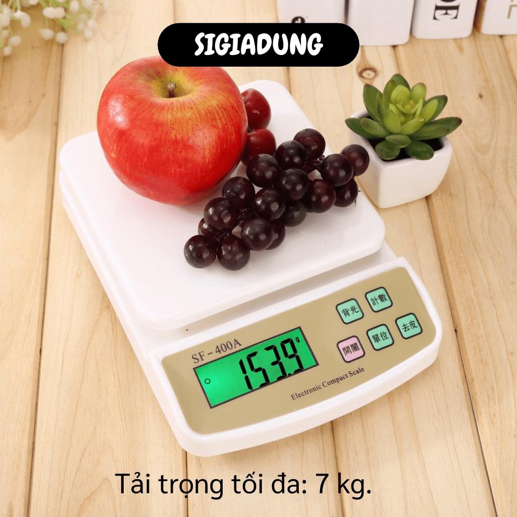 [SGD] Cân nhà bếp - Cân tiểu ly điện tử để bàn nhỏ SF-400A tối đa 7kg độ chính xác 1g tặng kèm pin 2711