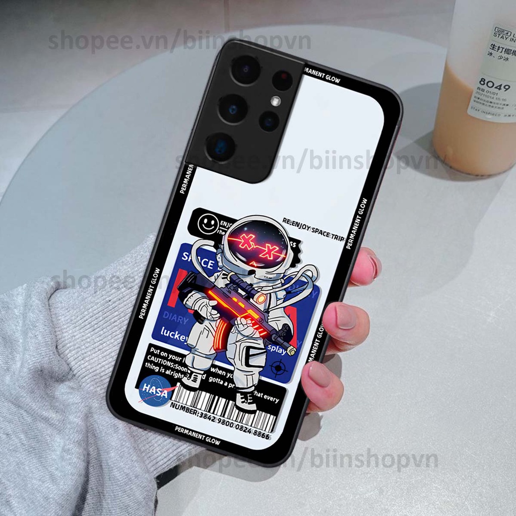 Ốp Samsung S21 Ultra phi hành gia vũ trụ space.x siêu đẹp, thời trang