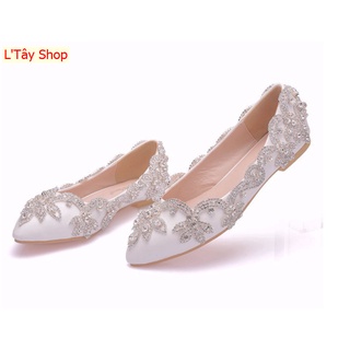 Giày cưới - Giày bệt tân nương- L'Tây M39