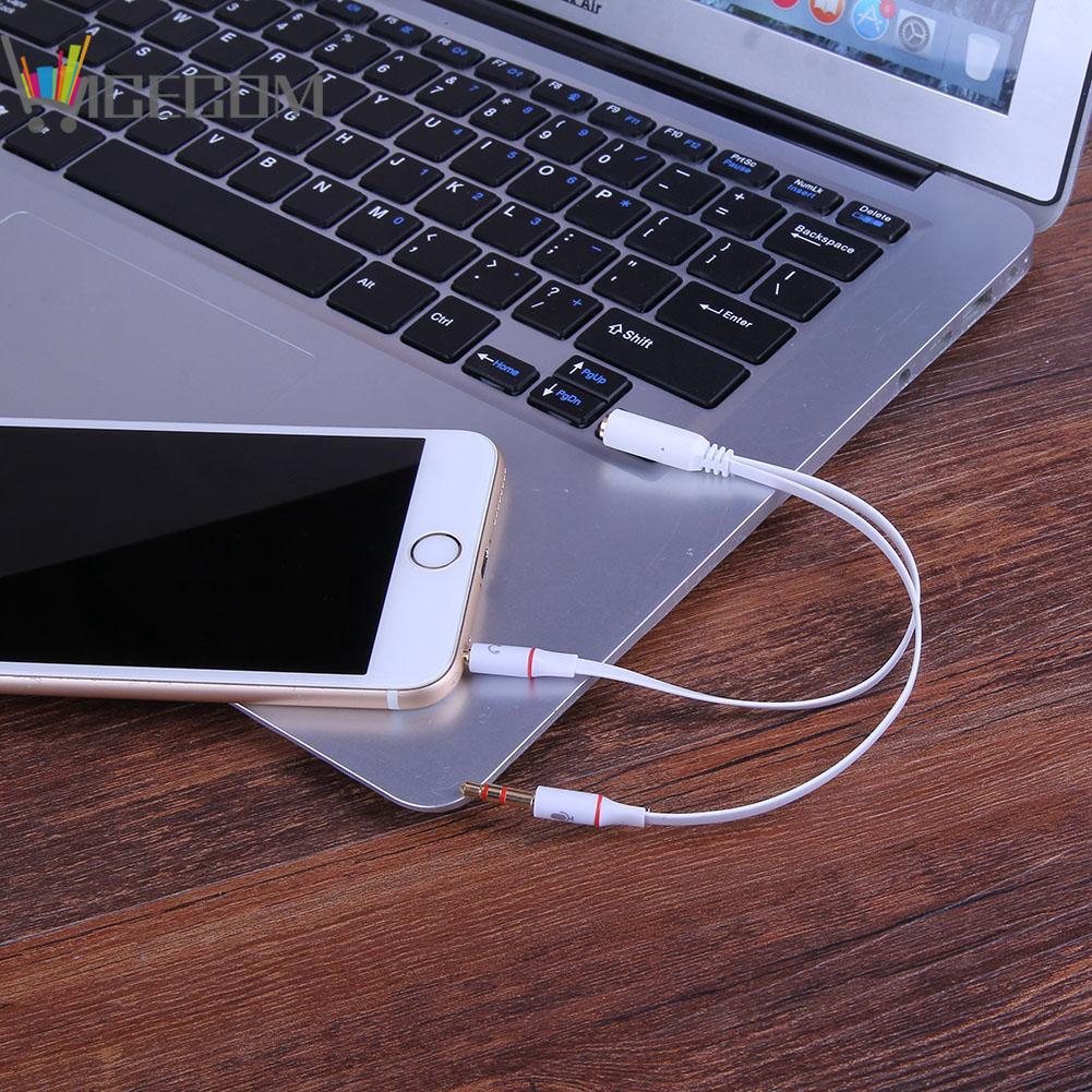 Cáp Chuyển Đổi Tai Nghe 1 Sang 2 Jack 3.5mm