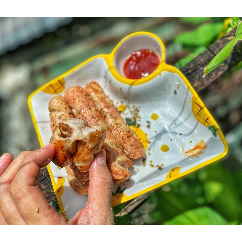 Mọc Gà/ Xúc Xích Ức Gà Nấm Eatclean Dành Cho Người Ăn Kiêng