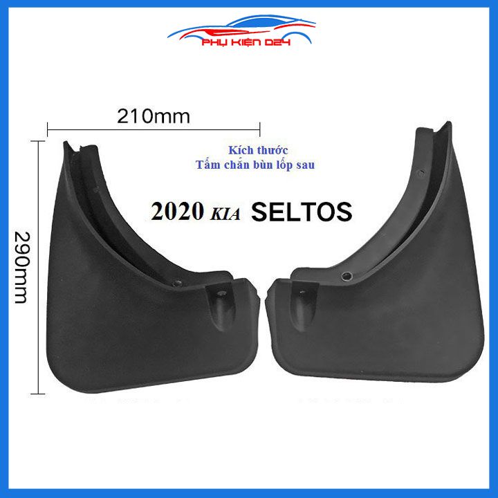 Bộ 4 chắn bùn chuẩn cho xe Seltos 2020-2021-2022-2023
