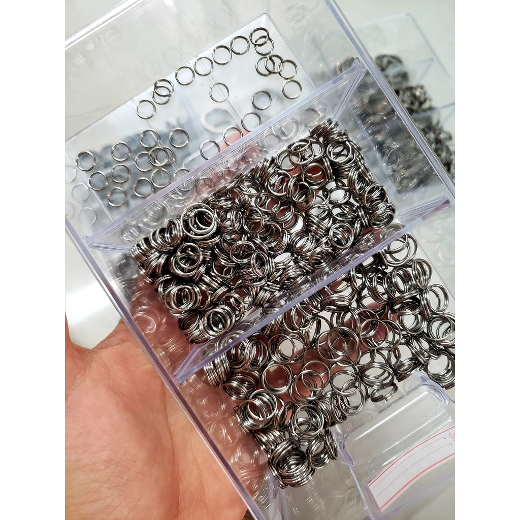 Size 8-25mm, Vòng chia móc khóa/ Ring móc khóa Titanium