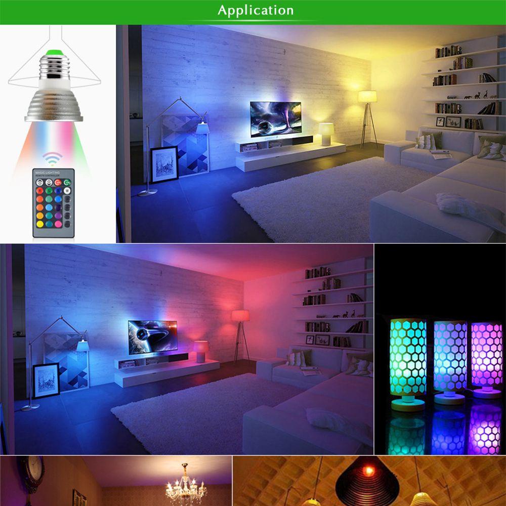 GOGOUP Đèn RGB Đổi Màu 16 Màu Mới