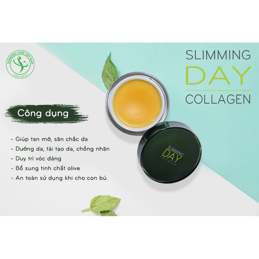 Kem tan mỡ mờ rạn Slimming Day Collagen