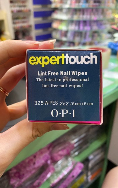 Giấy chùi gel OPI , giấy lau gel loại cứng, dai 325 miếng