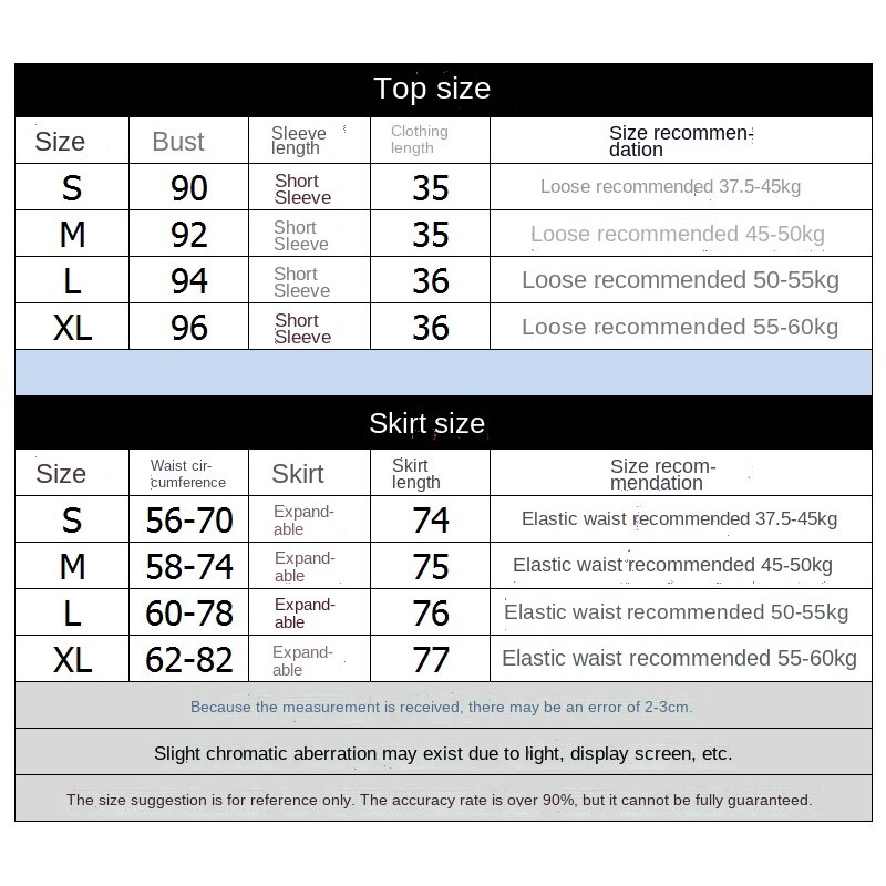 Set áo ngắn tay + chân váy chữ A dài lưng cao thời trang nữ