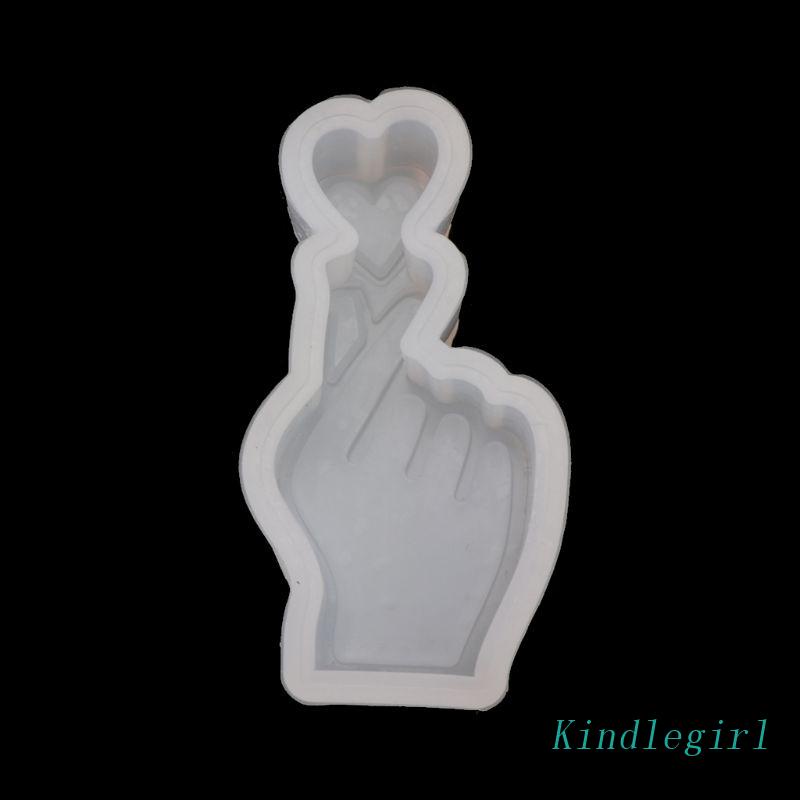 Khuôn Silicone Tạo Hình Bàn Tay Tạo Hình Trái Tim Trang Sức