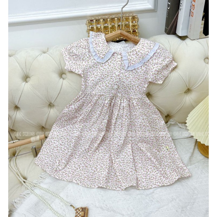 Váy Hoa nhí cổ sen cho bé sz đại (20-30kg) cho bé gái rẻ nhất