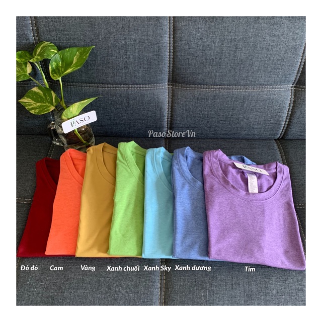 Áo thun màu sắc - PASO UNISEX BASIC TEE | BigBuy360 - bigbuy360.vn