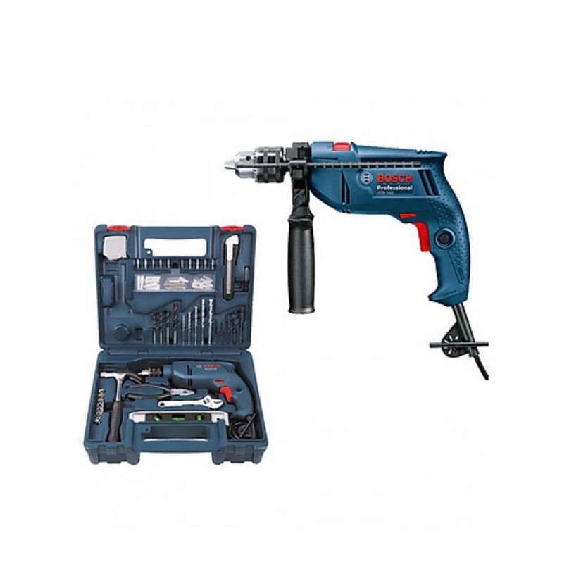 Máy Khoan Động Lực Bosch GSB 550 Set Và Bộ Dụng Cụ 100 Chi Tiết