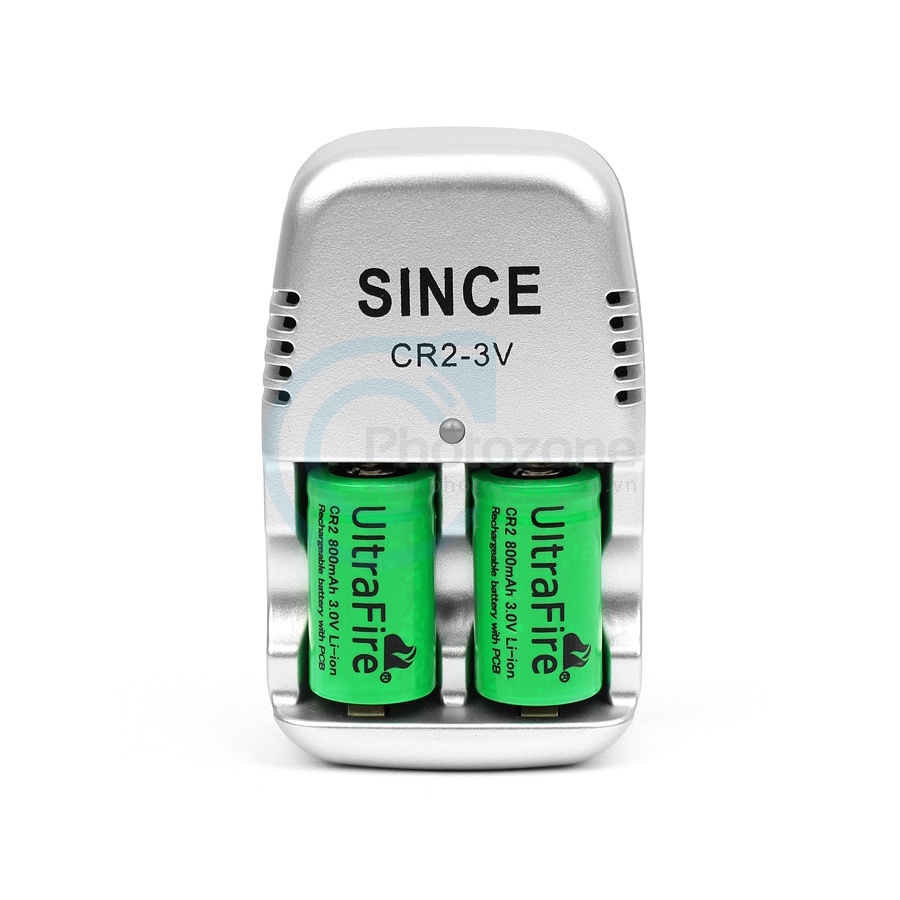 Pin, Sạc pin CR2 UltraFire 3V 800mAh Li-ion