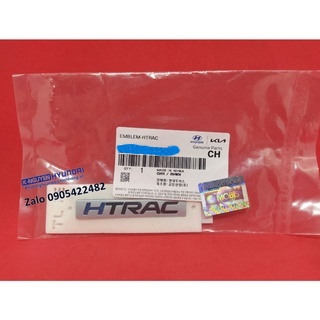 Logo chữ "Htrac" dán xe Hyundai Tucson 2022
