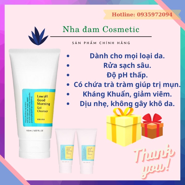 Gel Rửa Mặt Dịu Nhẹ Cosrx Low Ph Good Morning Gel Cleanser 150ml | BigBuy360 - bigbuy360.vn