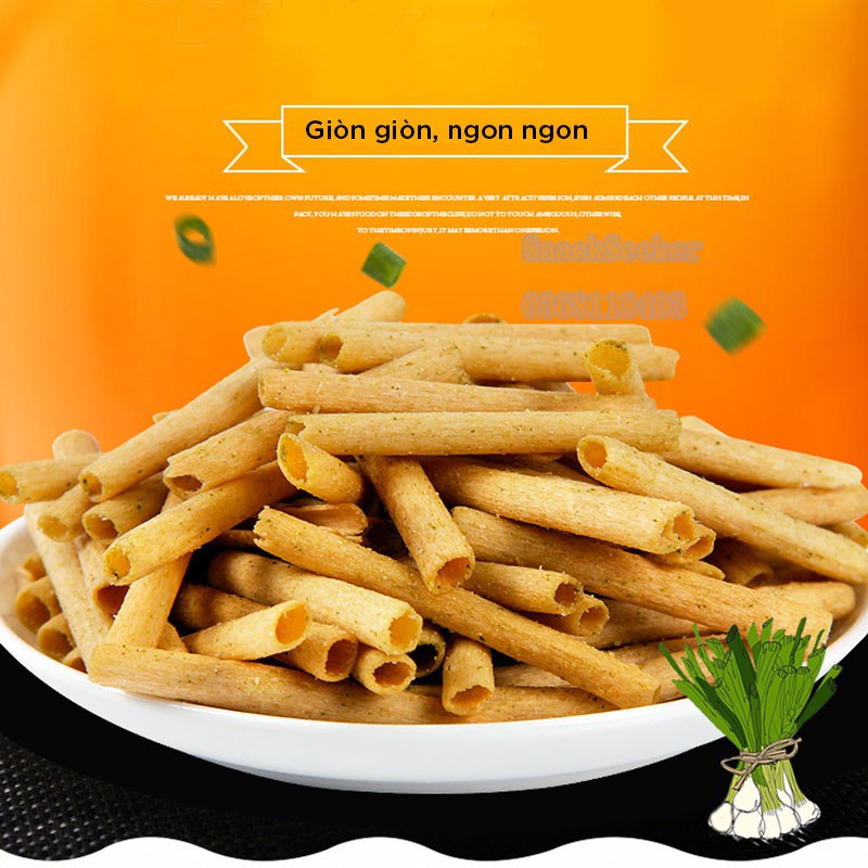 Bimbim vị hành - Gói 20g - Đồ ăn vặt- Giòn giòn - SNACK SEEKERX