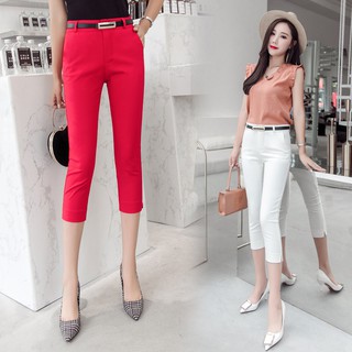 Quần lửng công sở nữ phong cách Hàn Quốc thời trang