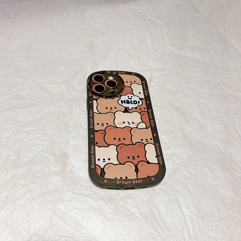 Ốp lưng iphone chống sốc Halo Bear 13promax/13pro/13/12promax/12pro/12/11promax/11/7plus/8plus - Ina Case
