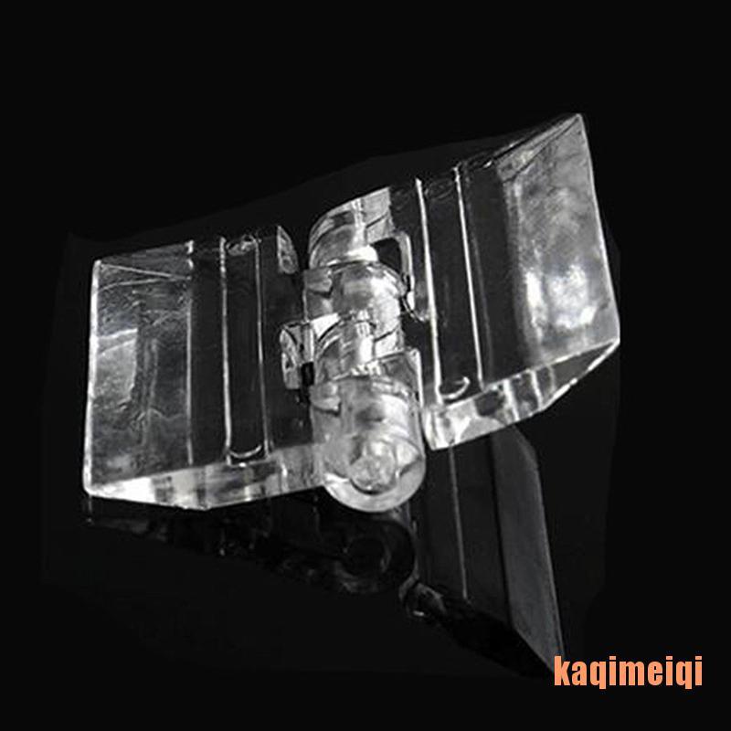 Set 10 bản lề acrylic trong suốt 5 kích thước tiện lợi