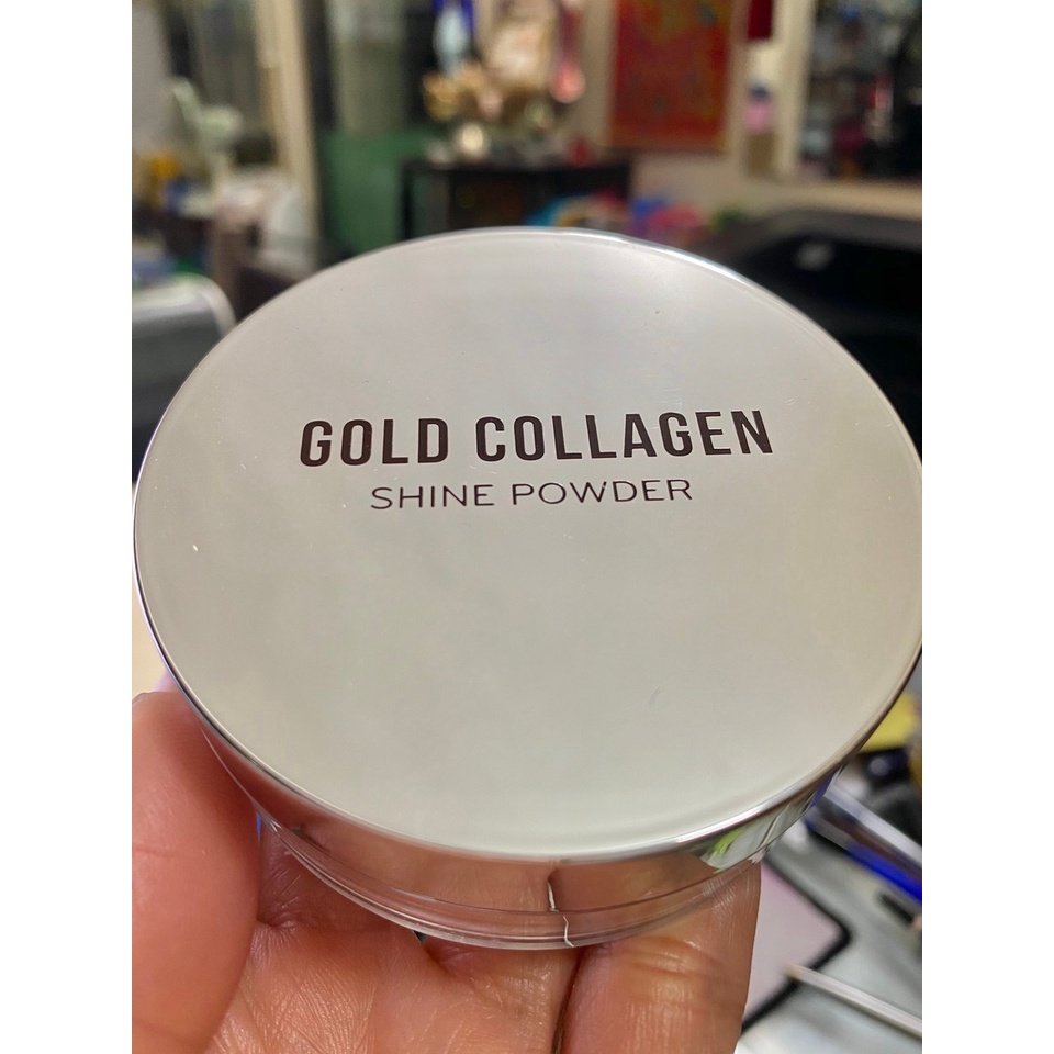 Phấn Phủ Dạng Bột Kềm Dầu Cho Da Láng Mịn Mira Aroma Gold Collagen Shine Powder 18g